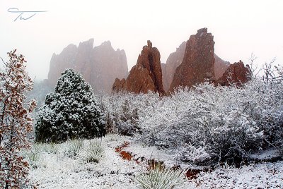Winter, Garden of The Gods, Colorado