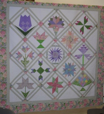 Blocks of the Month Birthday Quilt 2011