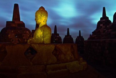 Borobudur at sunrise