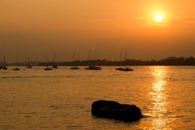 Pualu Ubin sunset