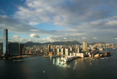 Aerial view of Kowloon 