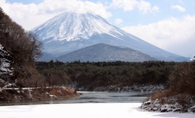 MOUNT FUJI - AS SEEN FROM LAKE SHOJI JAPAN (9).JPG