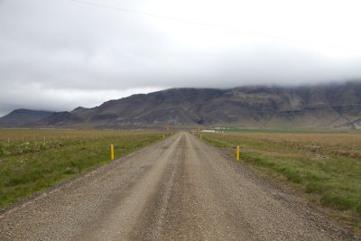 Typische hoofdweg in NW-IJsland / Typical mainroad in NW Iceland