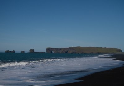 Uitzicht op zuidelijkste punt van IJsland / View on most southern part of Iceland