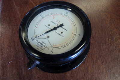 W Edwards vacuum gauge.