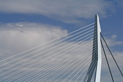 Rotterdam - detail van de Erasmusbrug