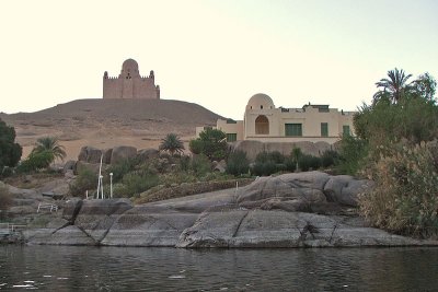 Het mausoleum van de aga Khan