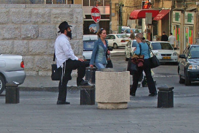Op straat in Jeruzalem