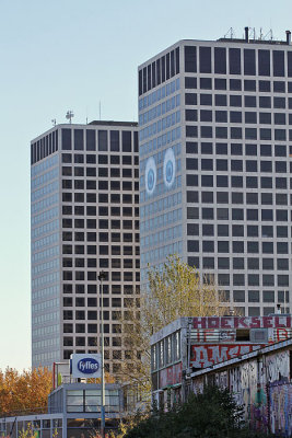 Twee van de drie torens in Rotterdam