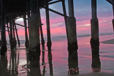 Pink Pier sunset 10-FEB-2012