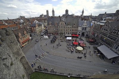 View from Gravensteen Castle