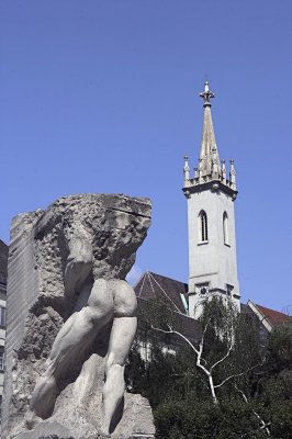 Outside the Albertina Museum