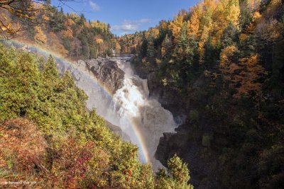 Canyon Saint Anne Falls, Quebec Canada