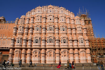 India (Rajasthan) - Hawa Mahal & Bicycles