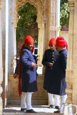 India (Rajasthan) - City Palace Attired Attendants