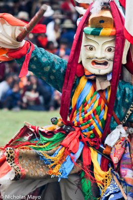 China (Sichuan) - Mask Dancer/White At Yazer Gon
