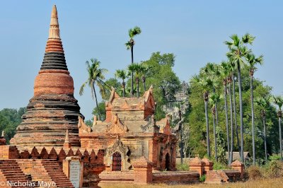 Burma (Mandalay Division) - Brick Stupa
