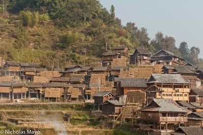 China (Guizhou) - Drying Racks In Morning Light