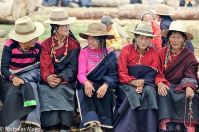 China (Sichuan) - Spectators At Yazer Gon Festival