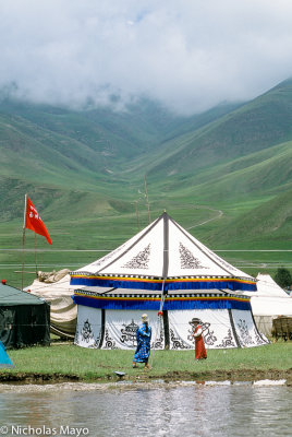 China (Qinghai) - Tent - Jyekundo Festival