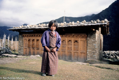 Bhutan (West) - Young Laya Girl
