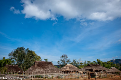 Burma (Shan State) - Thatched Akha Houses