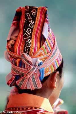 China (Yunnan) - Peaked Headgear - Reverse