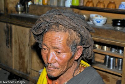 Nepal (Dolpo) - Traditional Male Hair Style