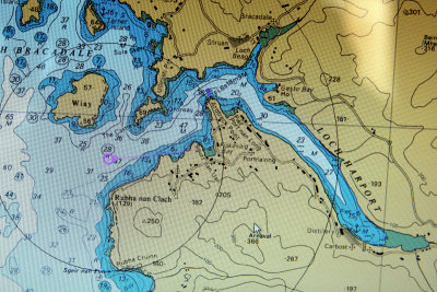 Admiralty Chart on a GPS, Seaclear