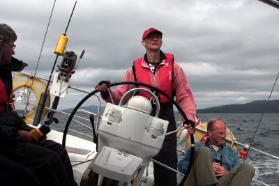 Dave at the helm 1