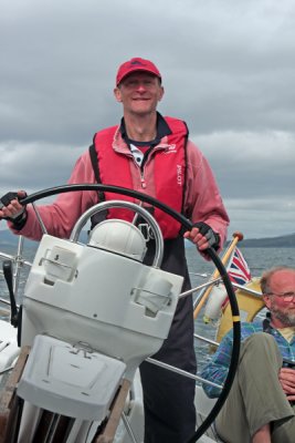 Dave at the helm 2