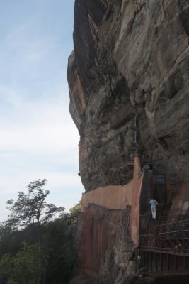 Outside of mirror wall, Rock fortress of Sigiriya
