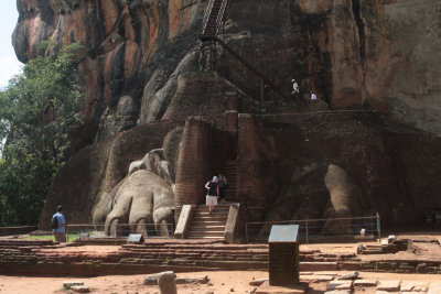 The Lion Gate and Final Climbing Stretch, Sigiriya