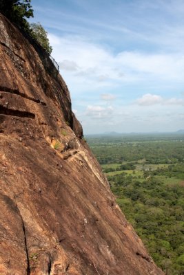 Sigiriya view, nearing the top