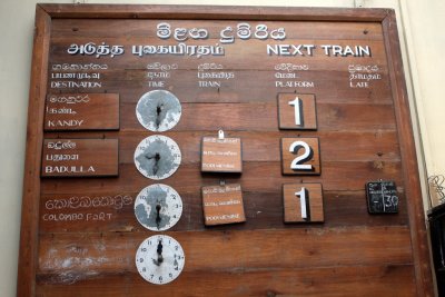 Timetable! Kandy to Nuwara Eliya rail journey
