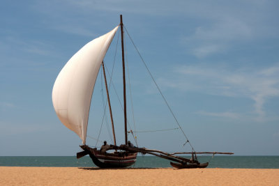 Traditional Outrigger Fishing Boats