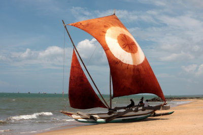 'Our' Traditional Outrigger Fishing Boat Negombo, Sri Lanka