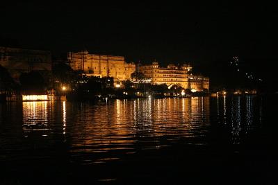 City Palace at night