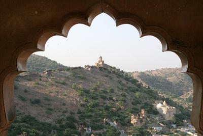 Old city wall from Amber Fort