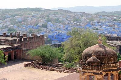 The Blue City from Meherangarh Fort