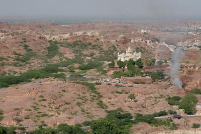 View of Umaid Bhawan Palace from Meherangarh Fort