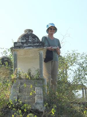 Anne at Jain Temple Complex, Ranakpur