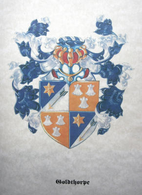 Goldthorp Family Crest