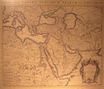 Map of Middle East,  Sheikh Saeed House