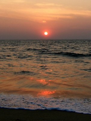 Marari Beach sunset (RT)