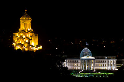 Presidence palace and the Holy Trinity church