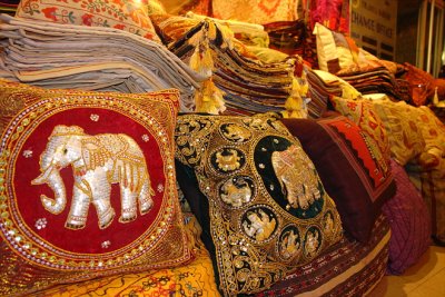Textile on display in Grand Bazaar