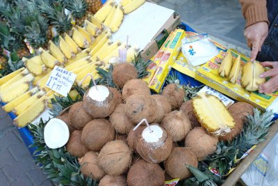 Street fruit seller