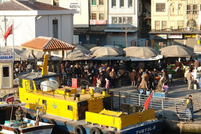 Market at Galata Bridge