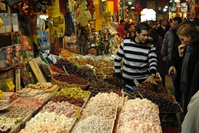Inside th Spice Bazaar